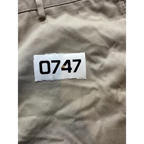 Paul Fredrick Mens Khaki Dress Pants Size 42x30 Cotton Spandex Blend - Picture 4 of 4